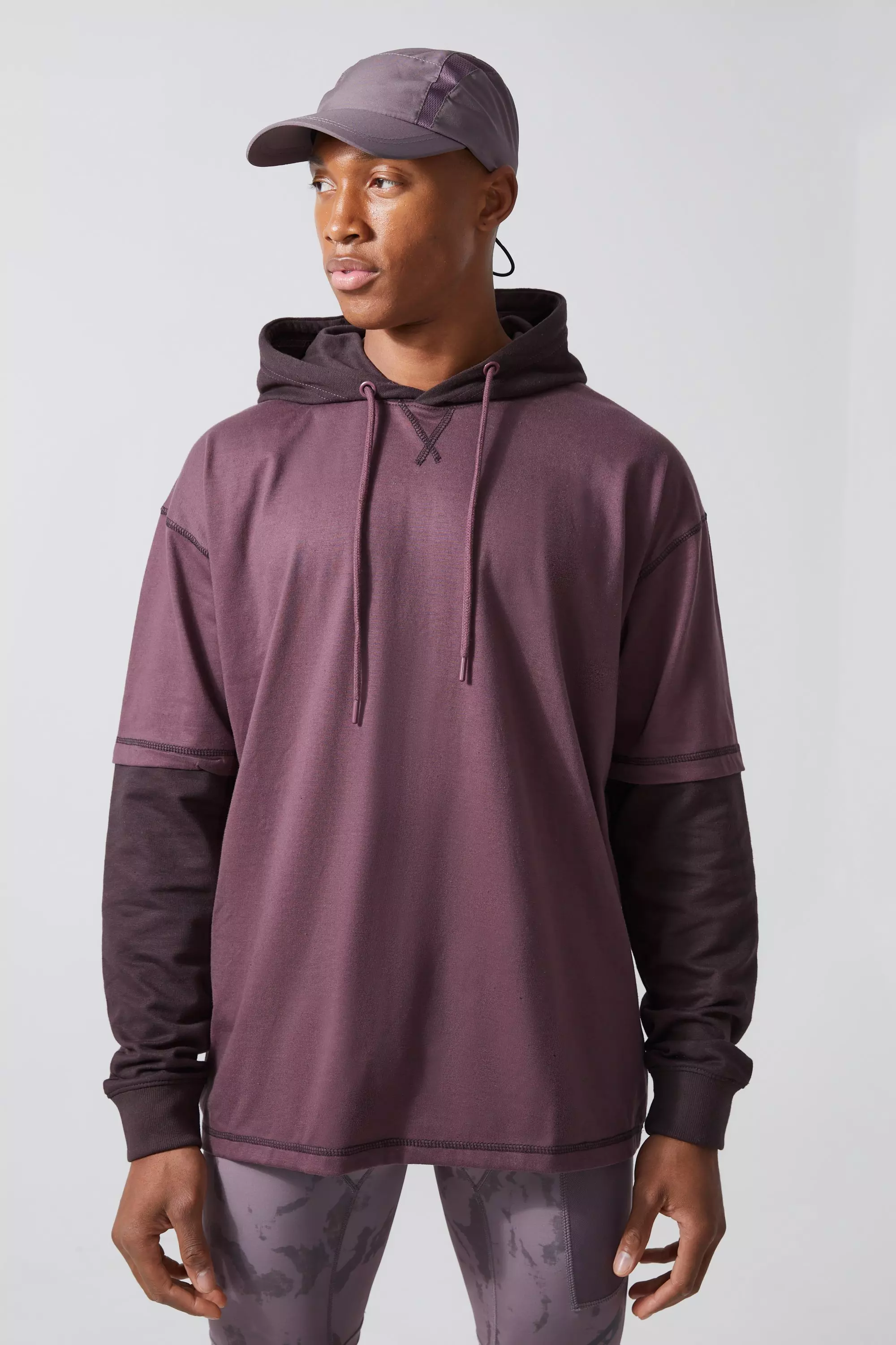 Layered hoodie store